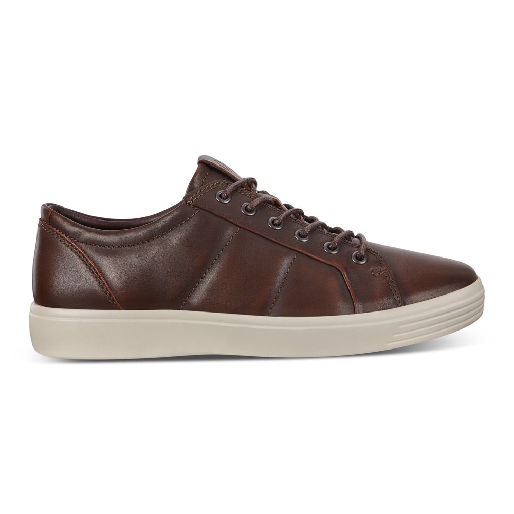 Tenis Hombre - ECCO Soft 7 Padded Leathers - Marrom - RJZ248591